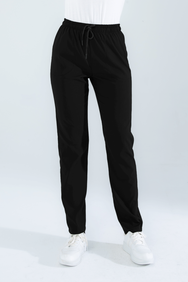 Violet Uniform Kadın Siyah Scrubs Pantolon